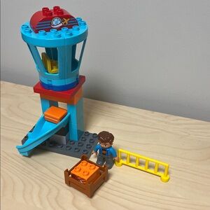 LEGO Duplo Airport Tower with Figure